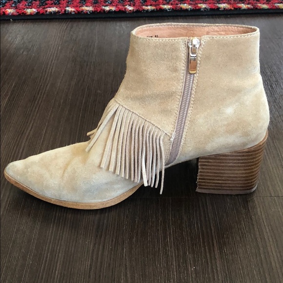 Matiko suede fringe ankle boots - Picture 6 of 8